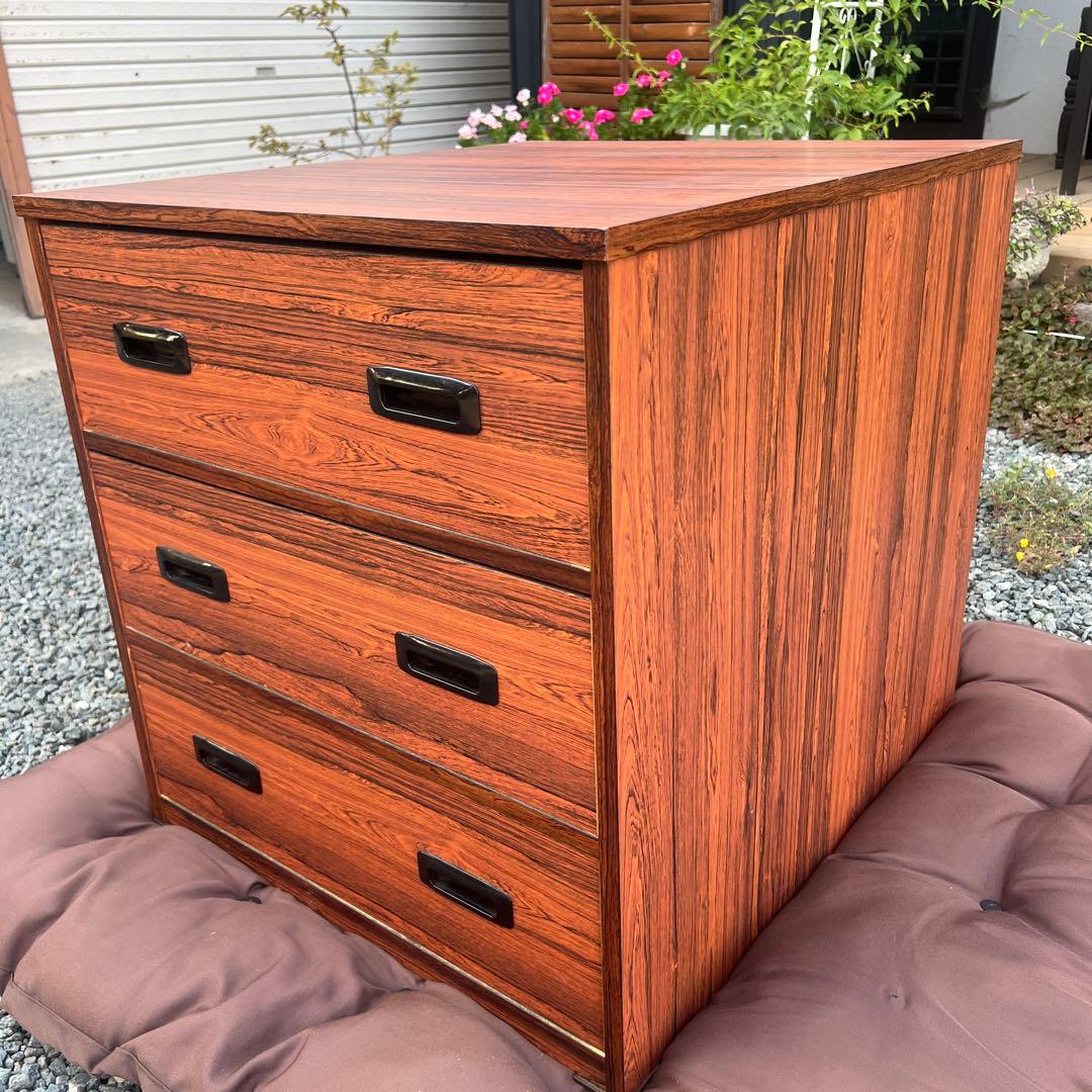 箪笥 タンス 収納 押入れ 昭和レトロ チェスト 洋服箪笥 家具 引き出し 3段