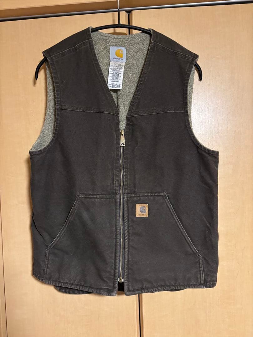 Carhartt ダークブラウン ベスト M