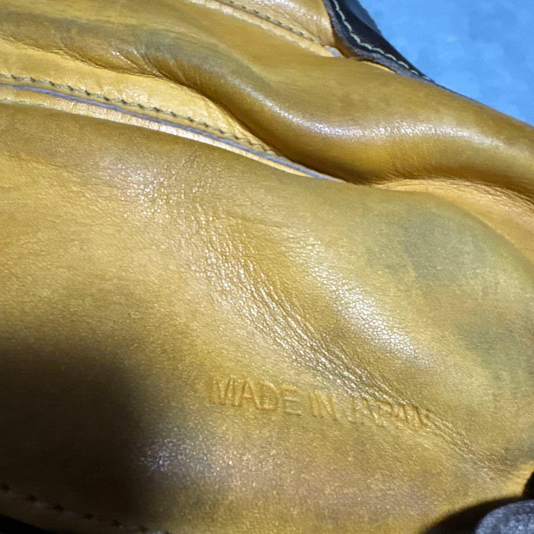 ZETT 硬式グローブ 黒/黄