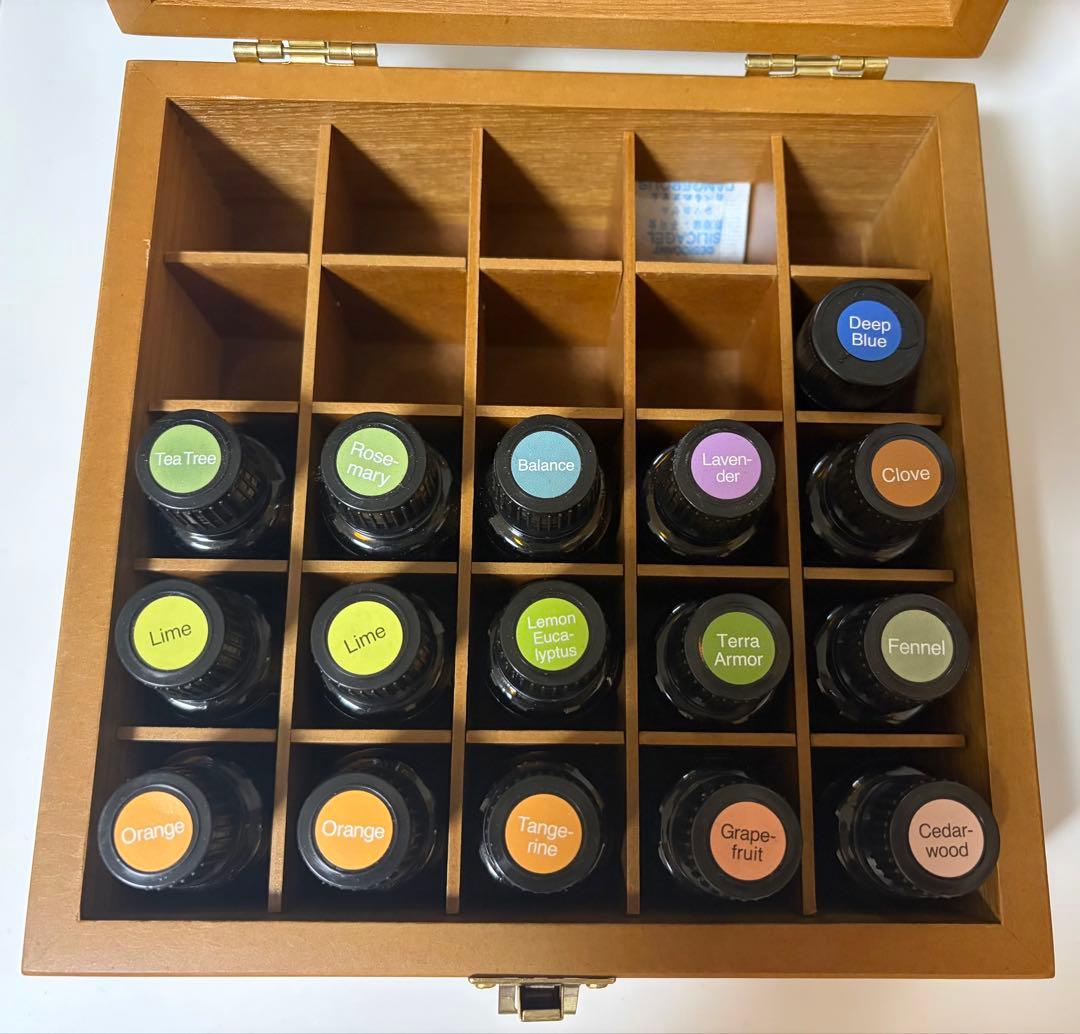 ☆sumomo☆doTERRA オイル16本、木箱まとめ売り
