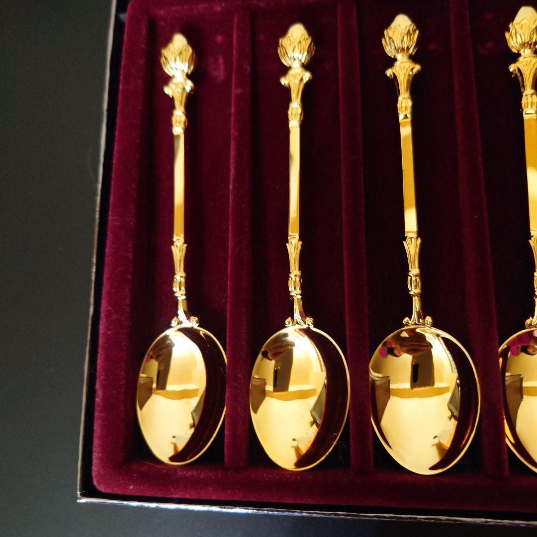 【新品】ウィドマン CHRISTOPH WIDMANN 24金スプーン6本セット