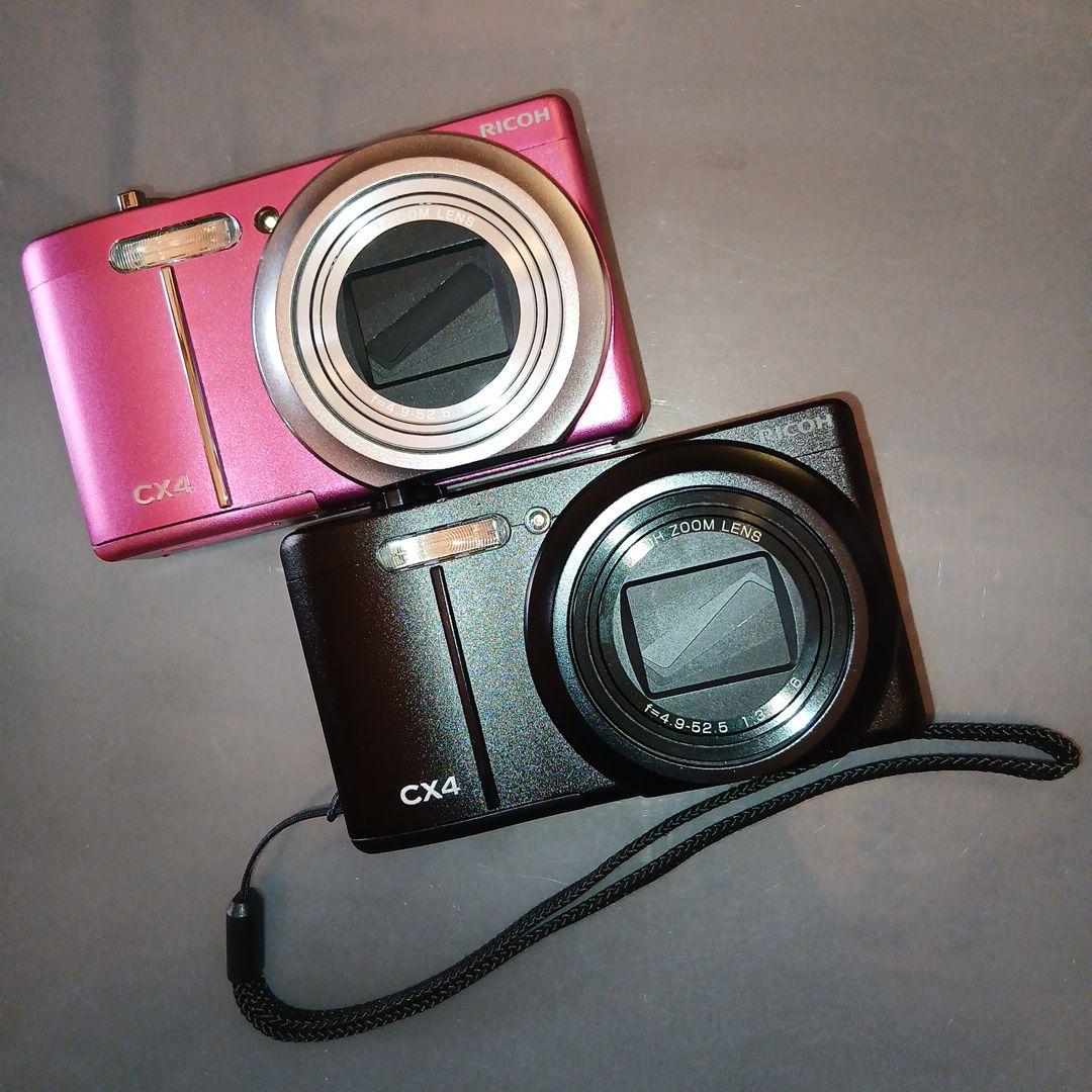 【ジャンク品】RICOH CX4 パープルピンク ブラック まとめ売り