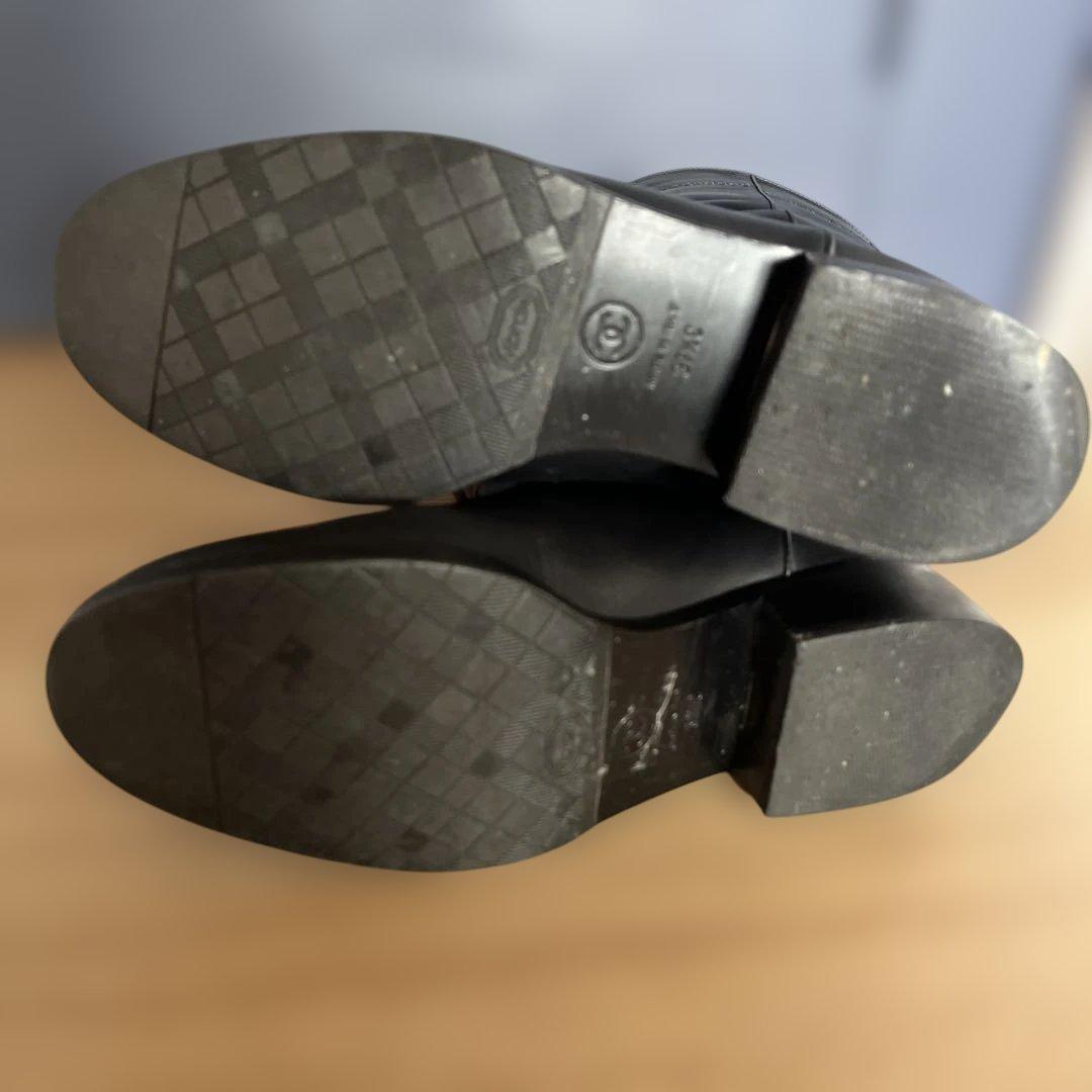 CHANEL ブラック ハイブーツ