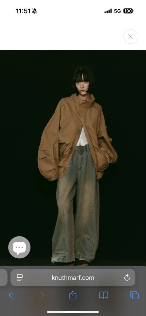 【Knuth Marf】2way nylon blouson