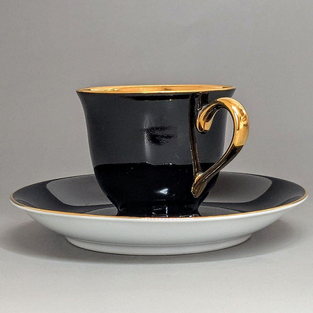 オールドノリタケ ゴールド ハーレクインキャビネットカップ&ソーサー マルキ印