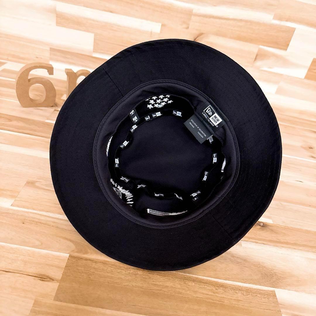 激レア/美品【ニューエラ×オンスポッツ】別注 ダラー ハット L/XL 黒×白