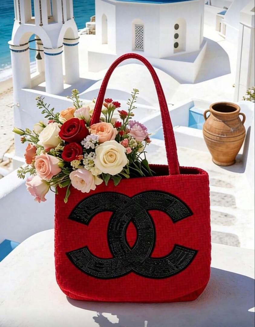 ⚠︎専用⚠︎くまのプーさん様⚠︎CHANEL ノベルティトートビッグココマーク レッド