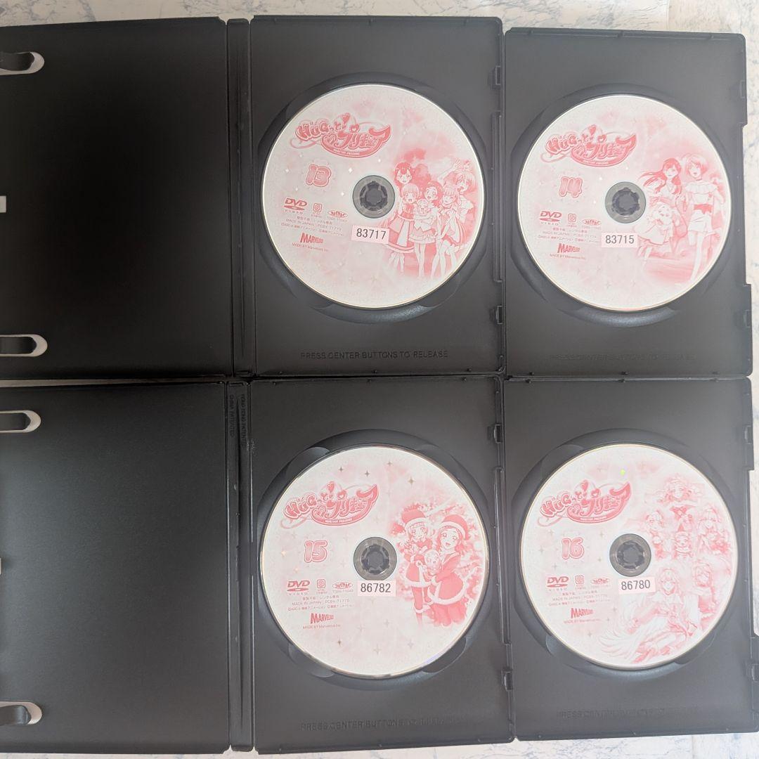 DVD　HUGっと!プリキュア　全16巻　新品ケース付