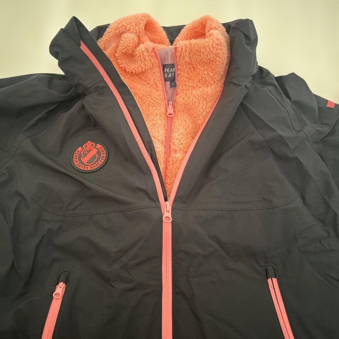 PEARLY GATES レディースジャケット ブラック/ピンク