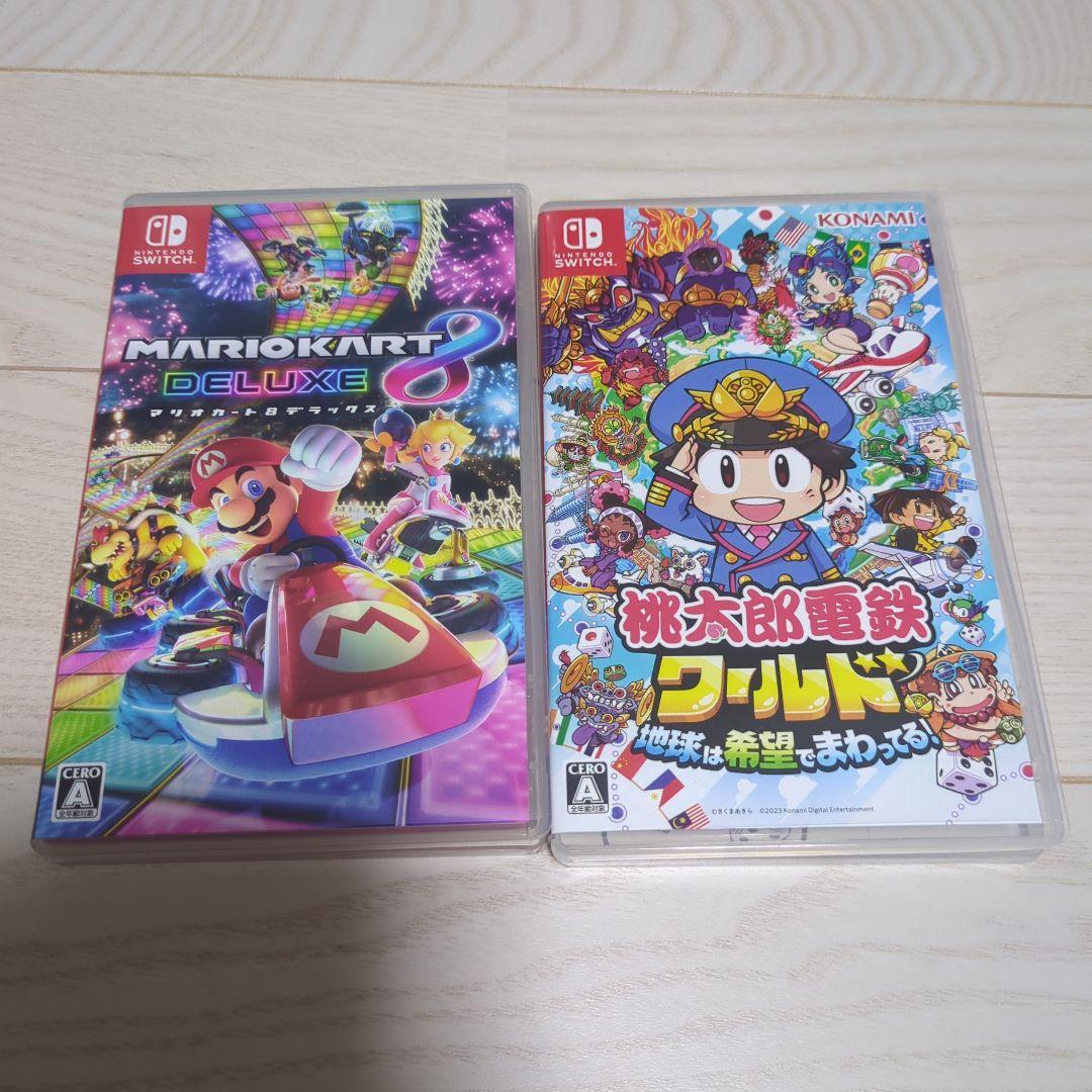 マリオカート8 デラックス　桃太郎電鉄ワールド Switchソフト2本セット