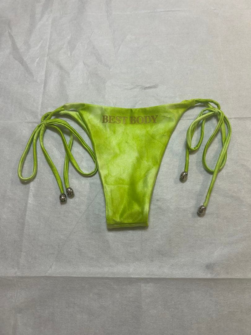 【BBJ公式】ベストボディジャパン BBJ公式ビキニ　マーブルライトグリーン　M