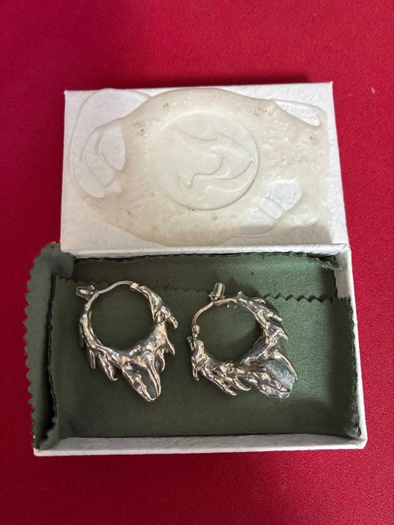 ASTERISK silver925 ストーン　ピアス　両耳