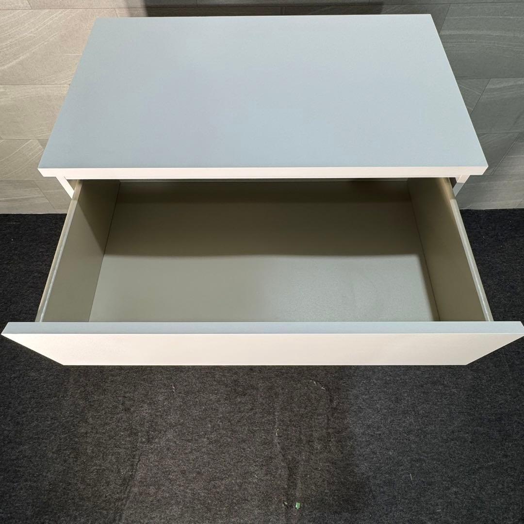 IKEA チェスト 4段 マルム シンプル タンス 格安 ホワイト d3545