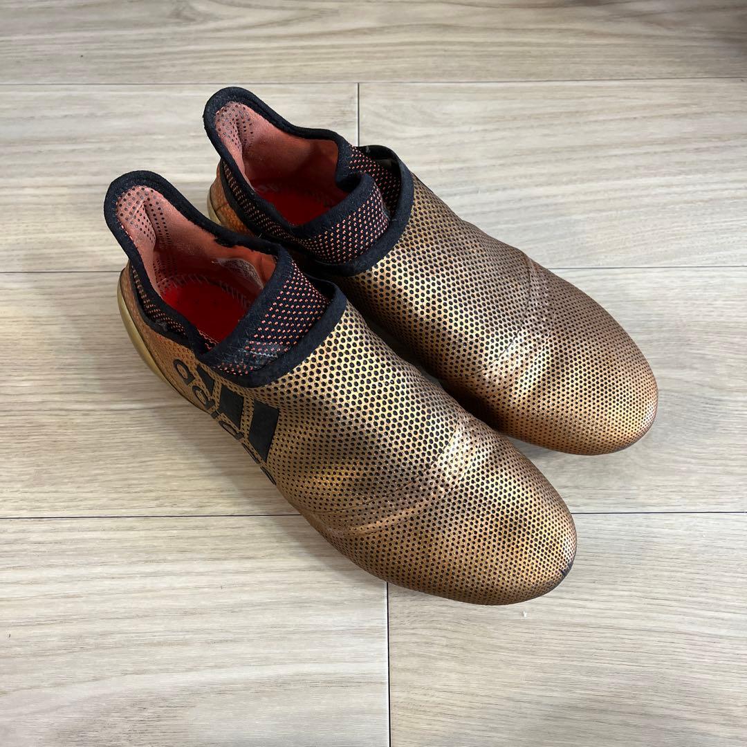 アディダス X17+ FG/AG 26.5センチ ゴールド