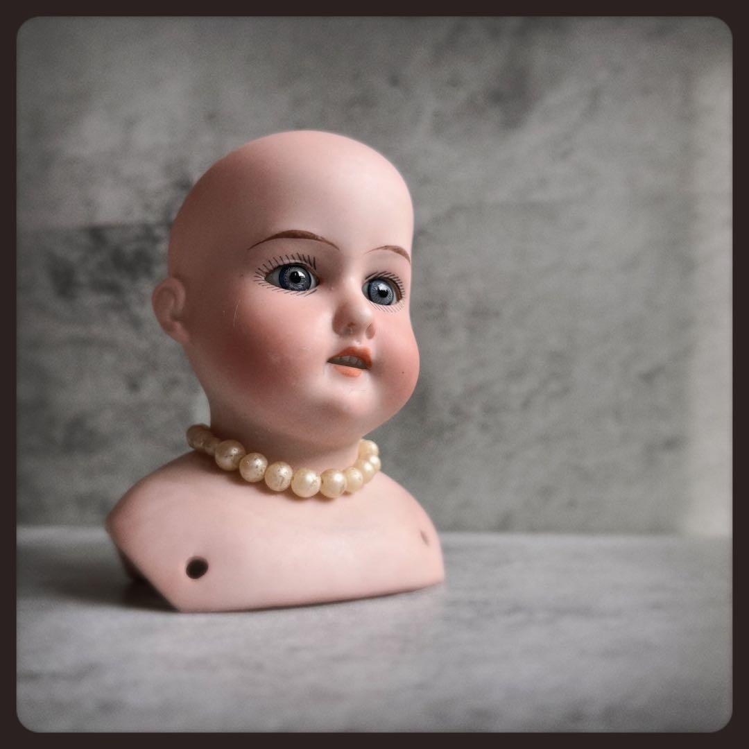 アンティーク ドイツ　Armand Marseille 製 ビスクドールヘッド