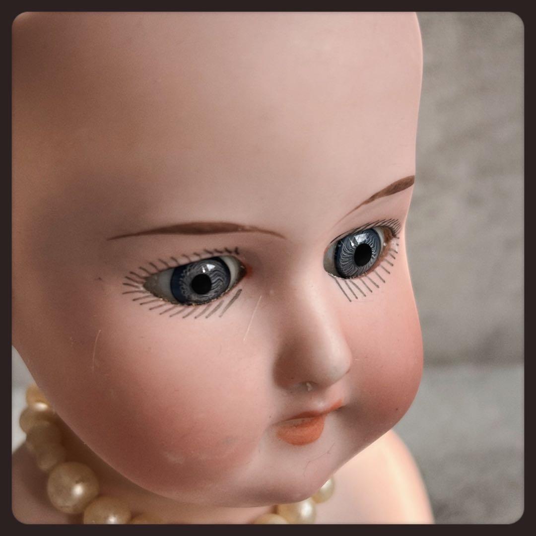 アンティーク ドイツ　Armand Marseille 製 ビスクドールヘッド