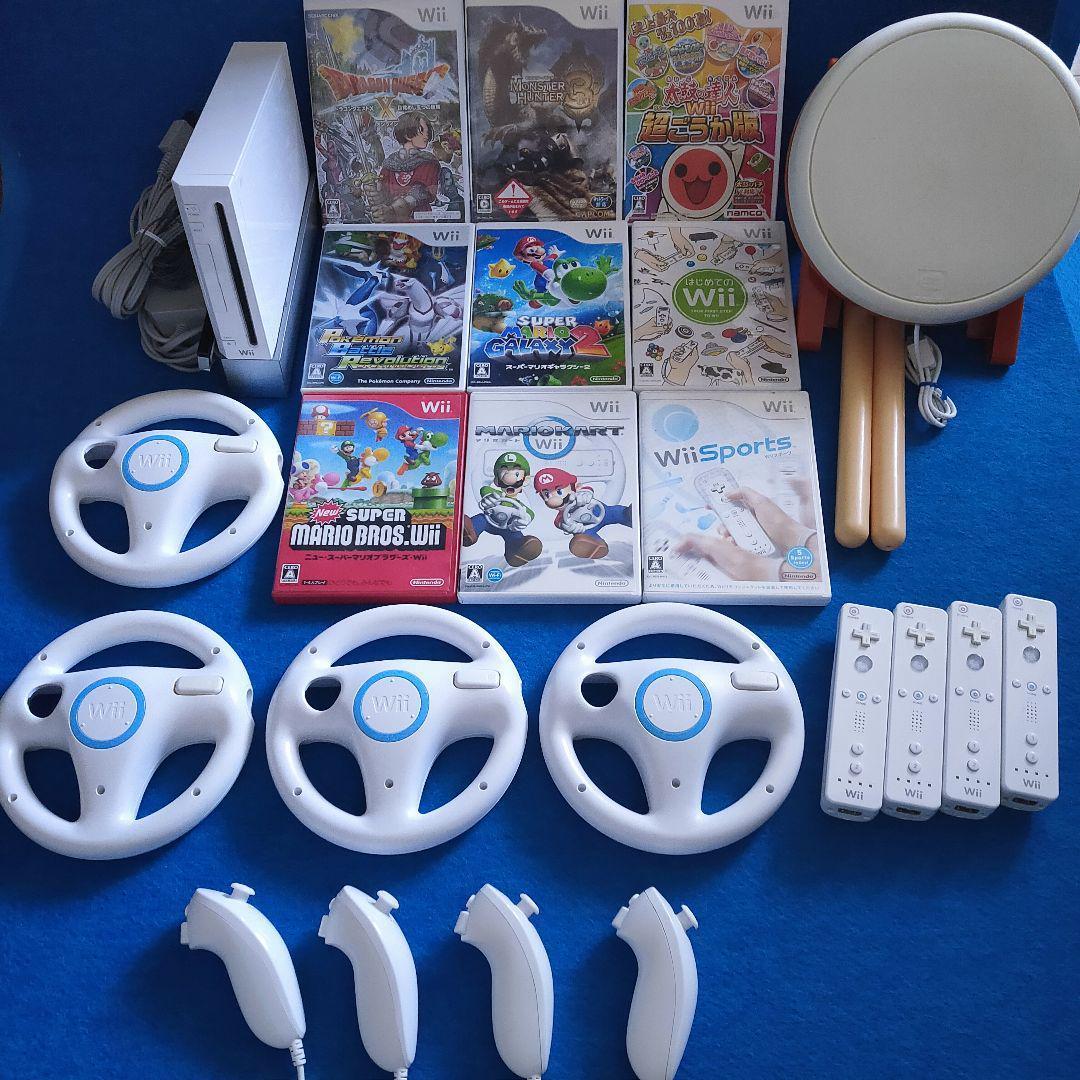 太鼓の達人 マリオカート ポケモン　タタコン　wiiリモコン wiiハンドル