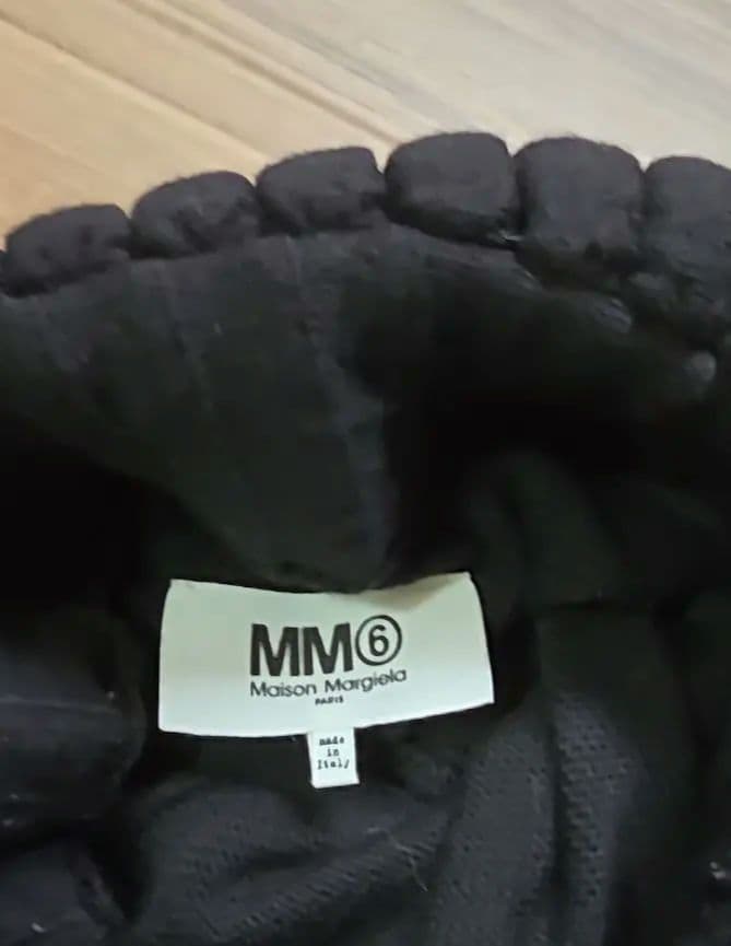 MM6 Maison Margiela ブラックミニワンピース