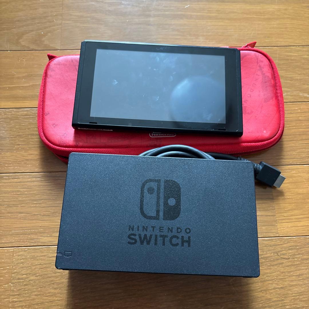 Nintendo Switch 本体 + ドック + ケース　ジョイコン無し