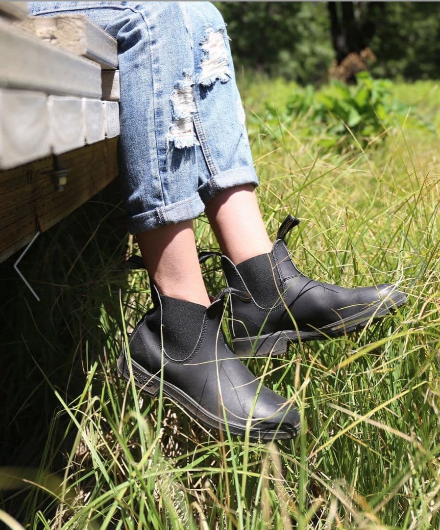 【美品】Blundstone 黒 サイドゴアブーツ