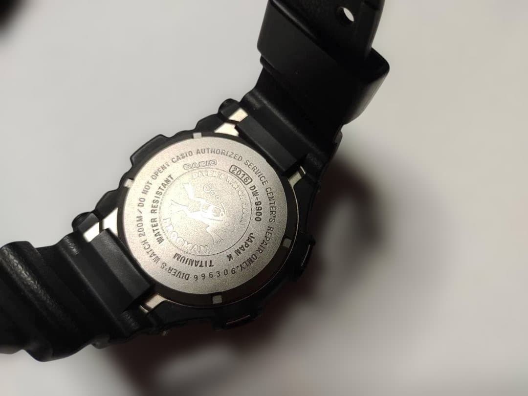 G-SHOCK FROGMAN フロッグマンDW-9900　動作品