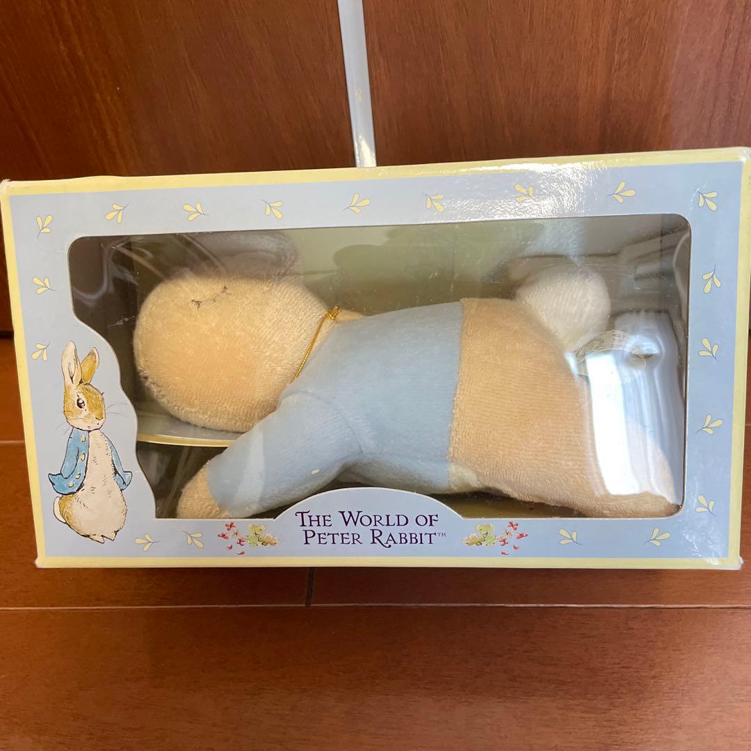 ピーターラビット　ぬいぐるみ　人形　吉徳　ネムリメ　眠り目　レア　新品