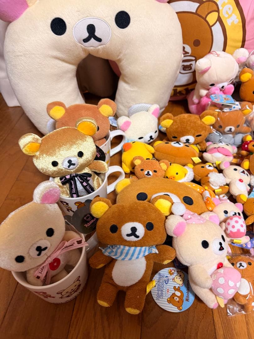【レア】リラックマ ぬいぐるみ・マスコットまとめ55個　平成レトロ　コレクション
