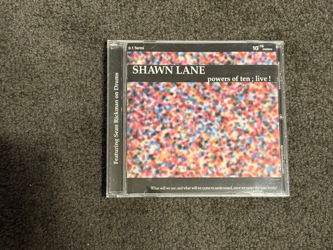 Shawn Lane powers of ten: live! 国内盤 帯無し