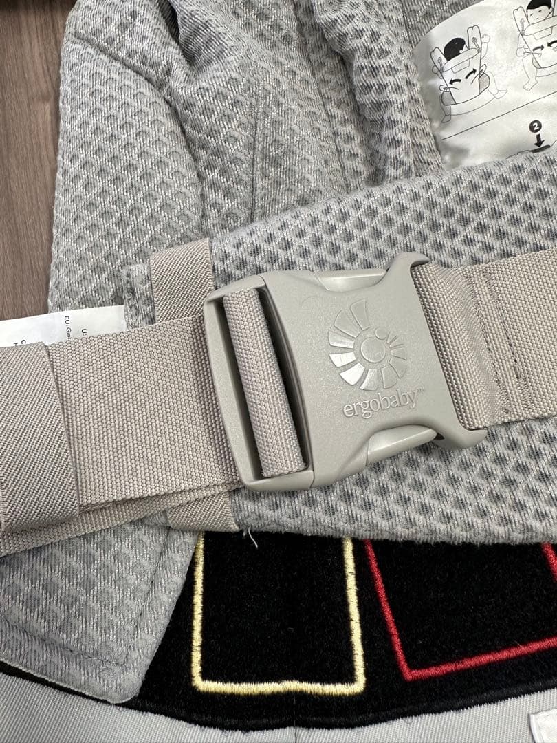 エルゴ オムニブリーズ メッシュ エルゴベビー 抱っこ紐 パールグレー 美品