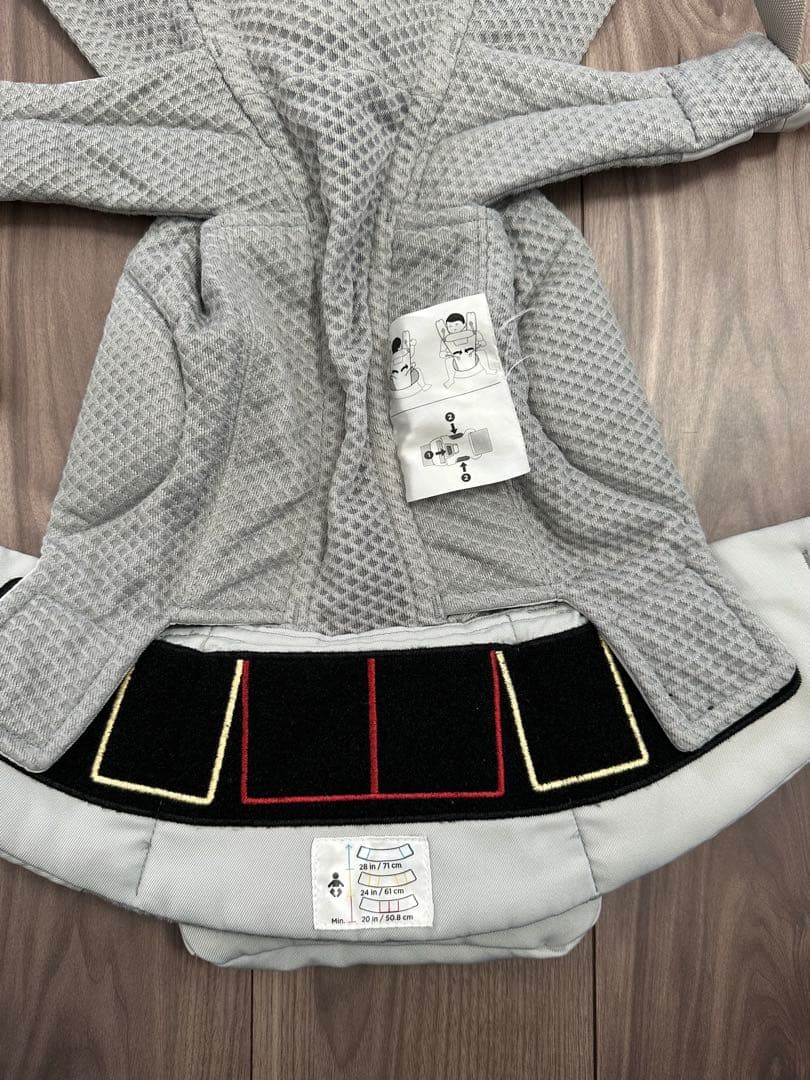 エルゴ オムニブリーズ メッシュ エルゴベビー 抱っこ紐 パールグレー 美品