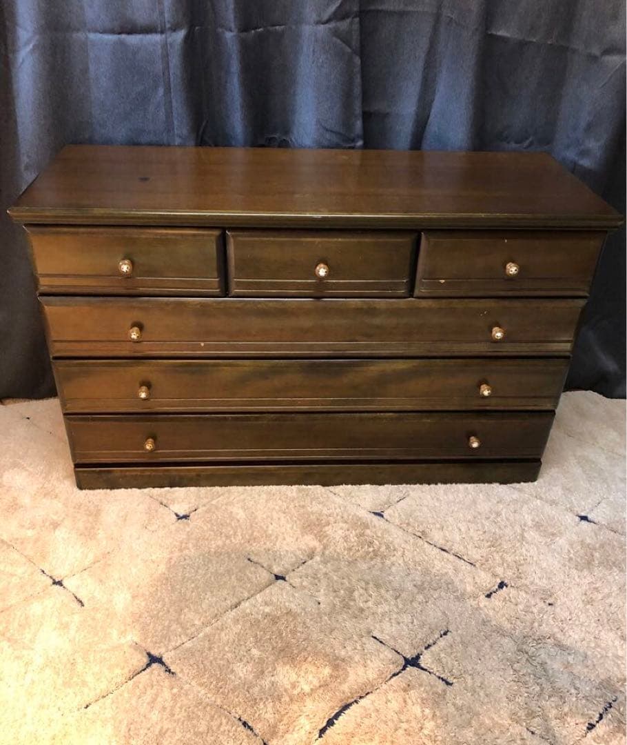 岡家具　天然木チェスト