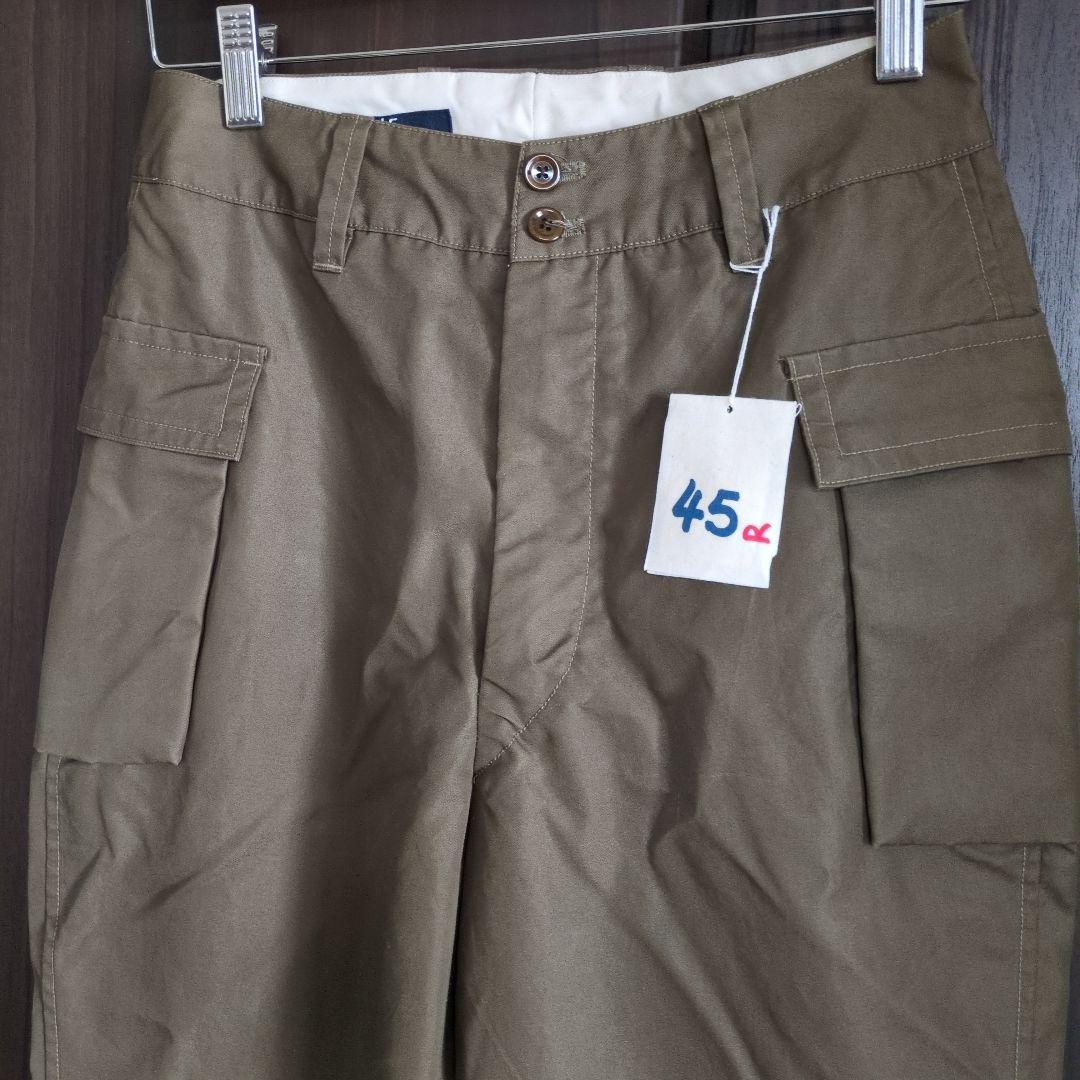 45R 綿ナイロンオックスフォード馬比女カーゴパンツ　ベイカーパンツ　М
