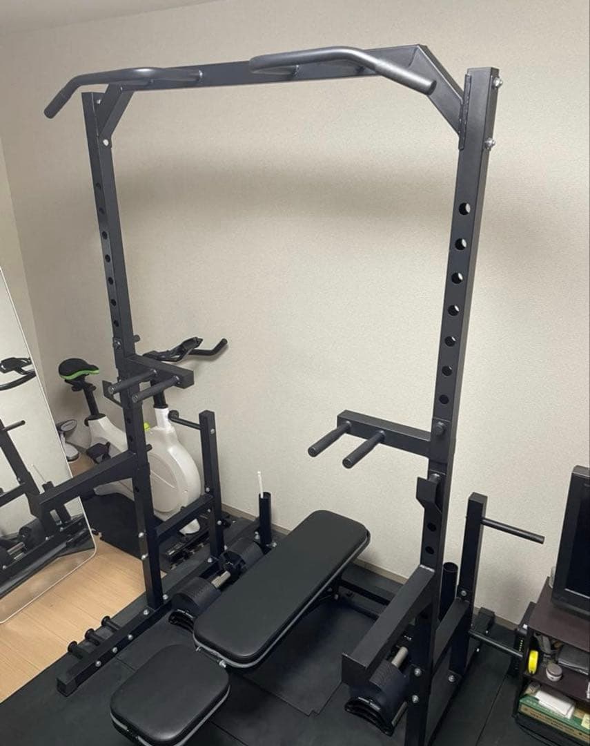 【直接取引のみ】TOP FILMハーフラック　ホームジム　ダンベル付き