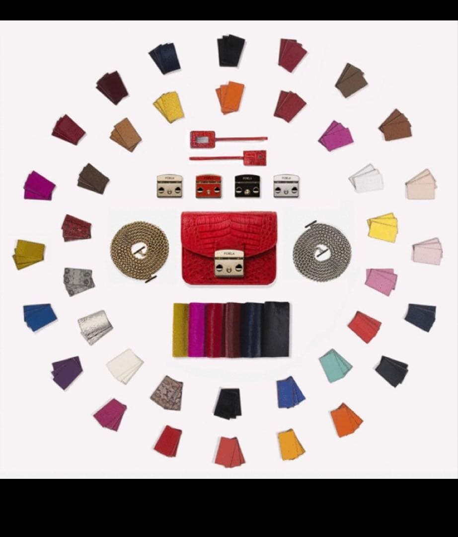 フルラ メトロポリス クロコダイル　バッグ