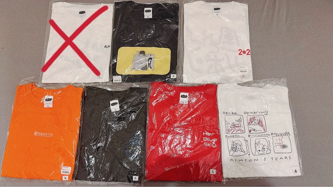 AIMYON あいみょん ライヴツアーTシャツ 6枚セット