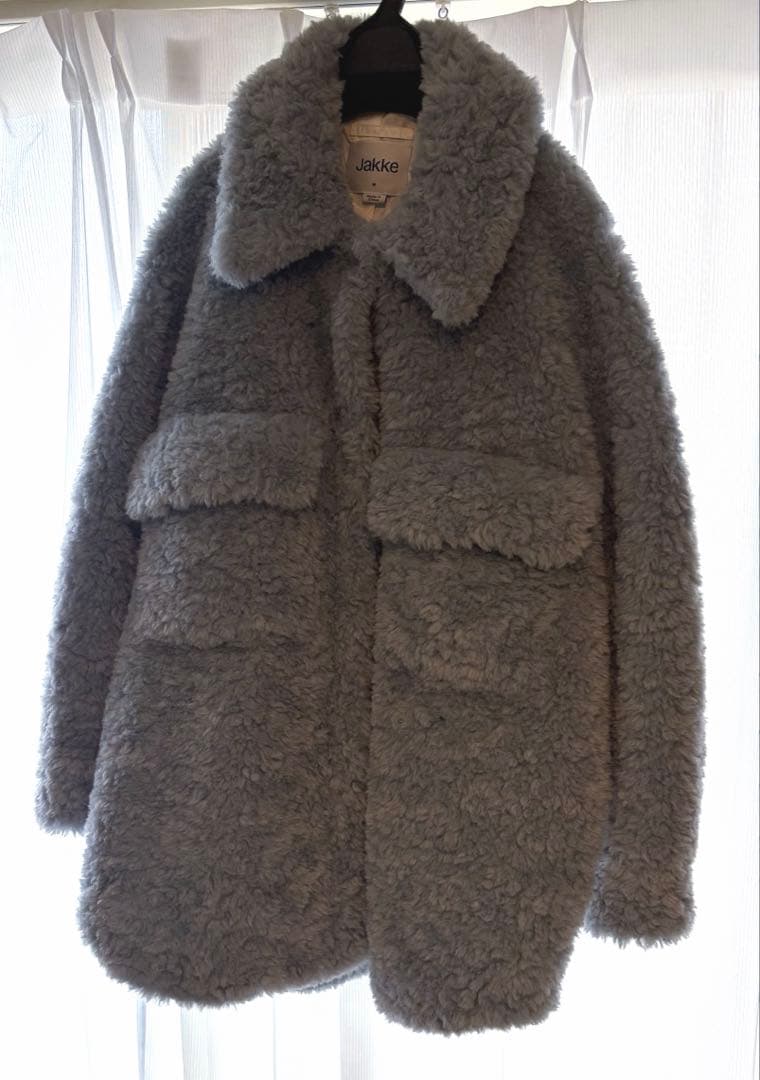 Jakke DAME SHACKET COAT ライトブルー