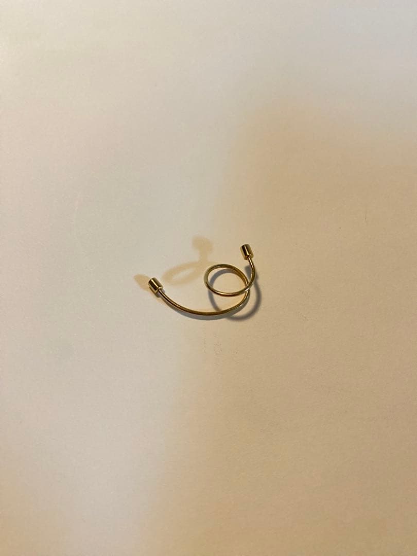 【U 】【美品】SHIHARA K18 ピアス(片耳用)