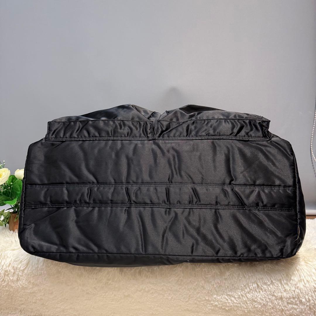 【極美品】ポータータンカー 2way ボストンバッグ Lブラック