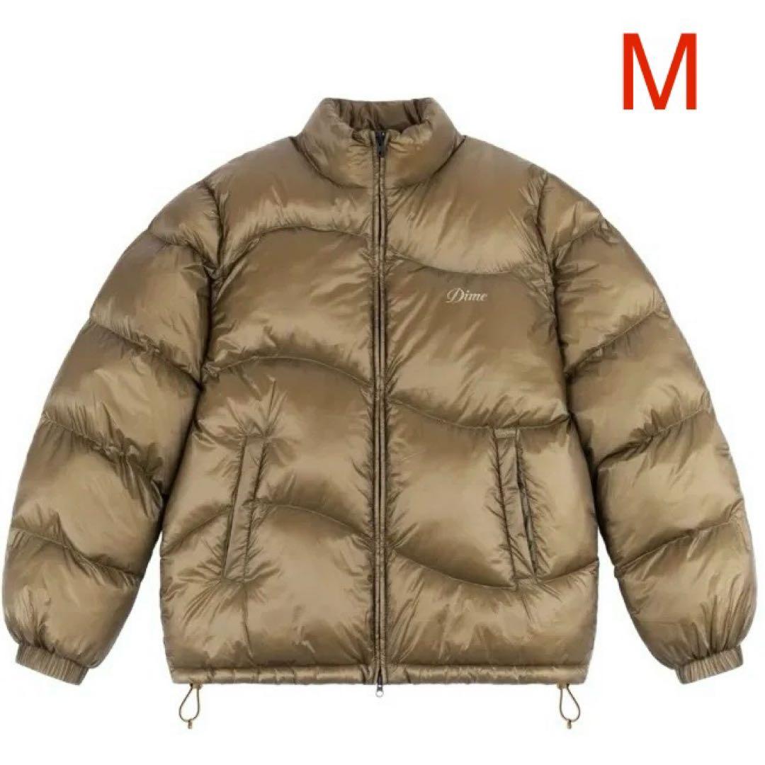 Dime CLASSIC RIPSTOP PUFFER ダウン ゴールド M