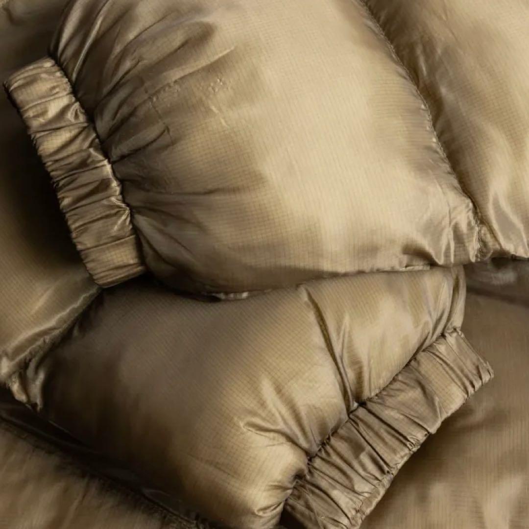 Dime CLASSIC RIPSTOP PUFFER ダウン ゴールド M