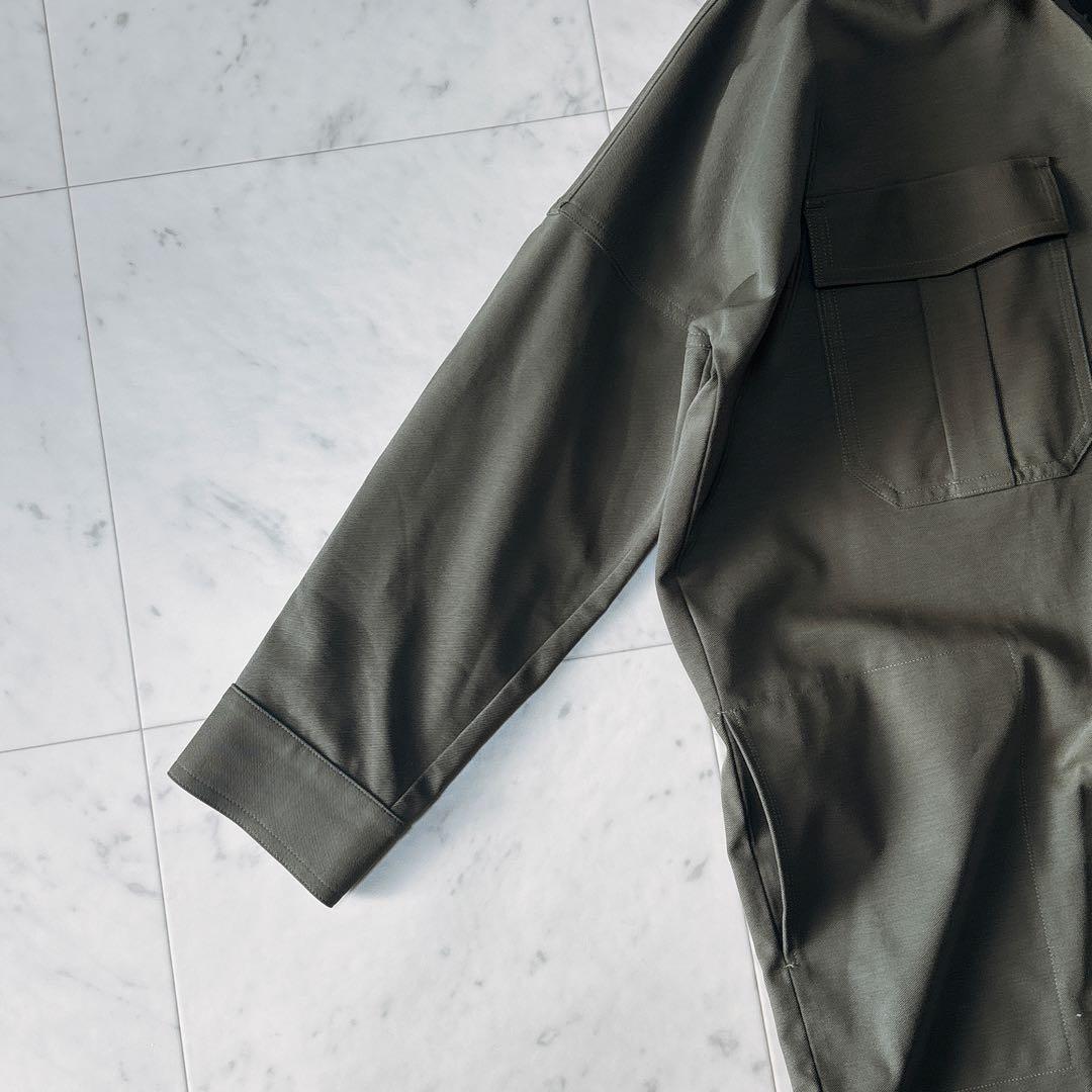 極美品 コグザビックスモーク ゆったり サファリシャツ ロングシャツ コクーン