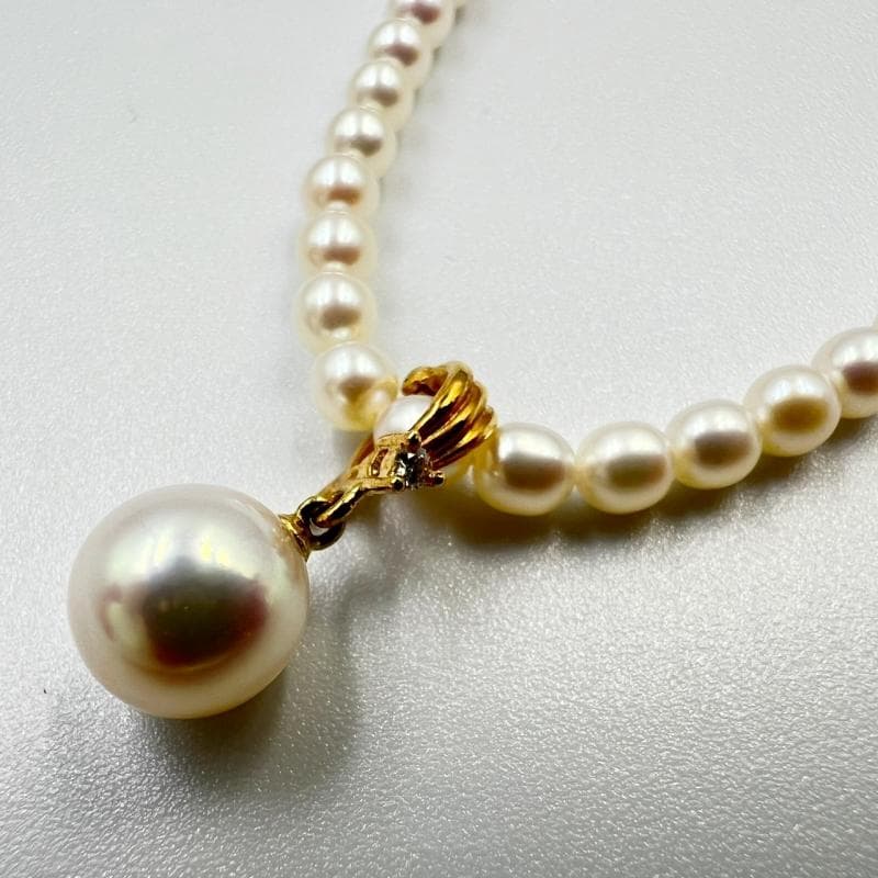 TASAKI ネックレス ベビーパール 3.5mm ヘッド 8.1mm K18