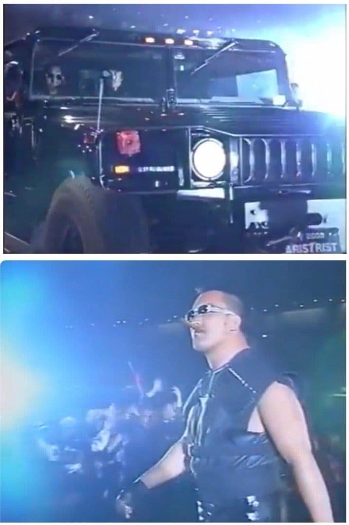 蝶野正洋とHUMMERのセット　1999 4.10東京ドーム入場バージョン