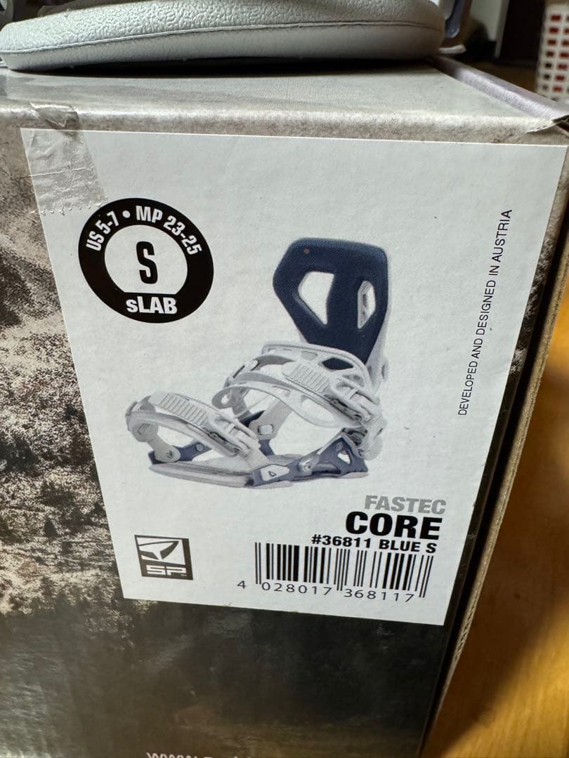 SP ビンディング　core ブルー　Sサイズ　25-26