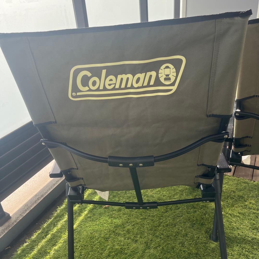 Coleman アウトドアチェア 2脚 オリーブ