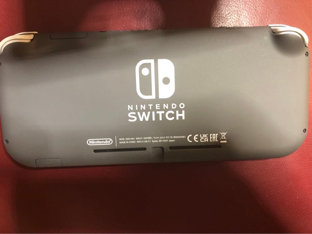 Nintendo Switch Lite グレー　本体　保証付
