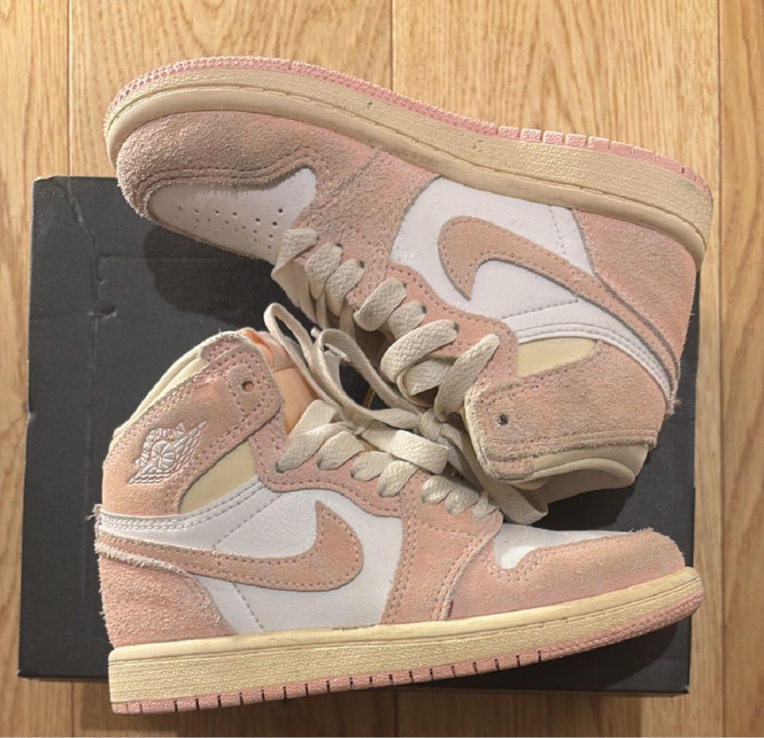 AirJordan1 Retro High OG ウォッシュドピンク 17cm