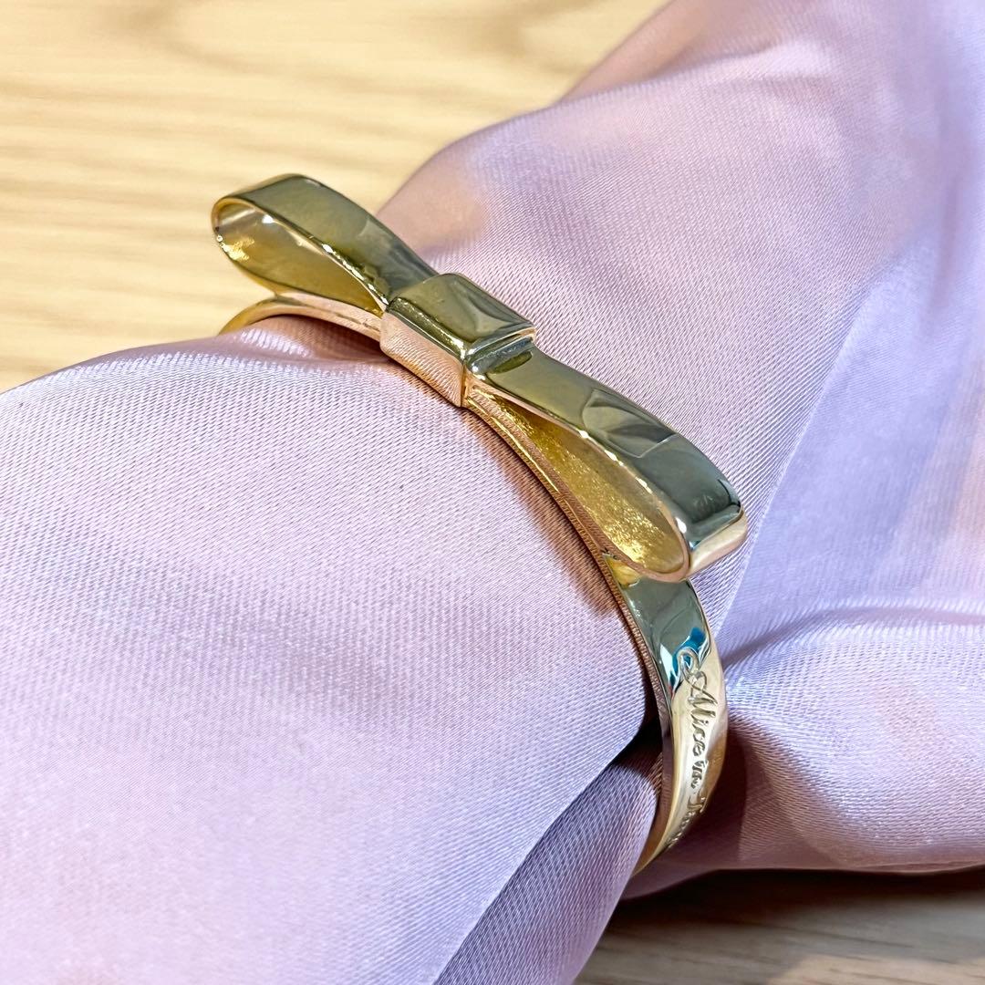 Alice in Tinyroom アリスインタイニールーム リボンボウバングル