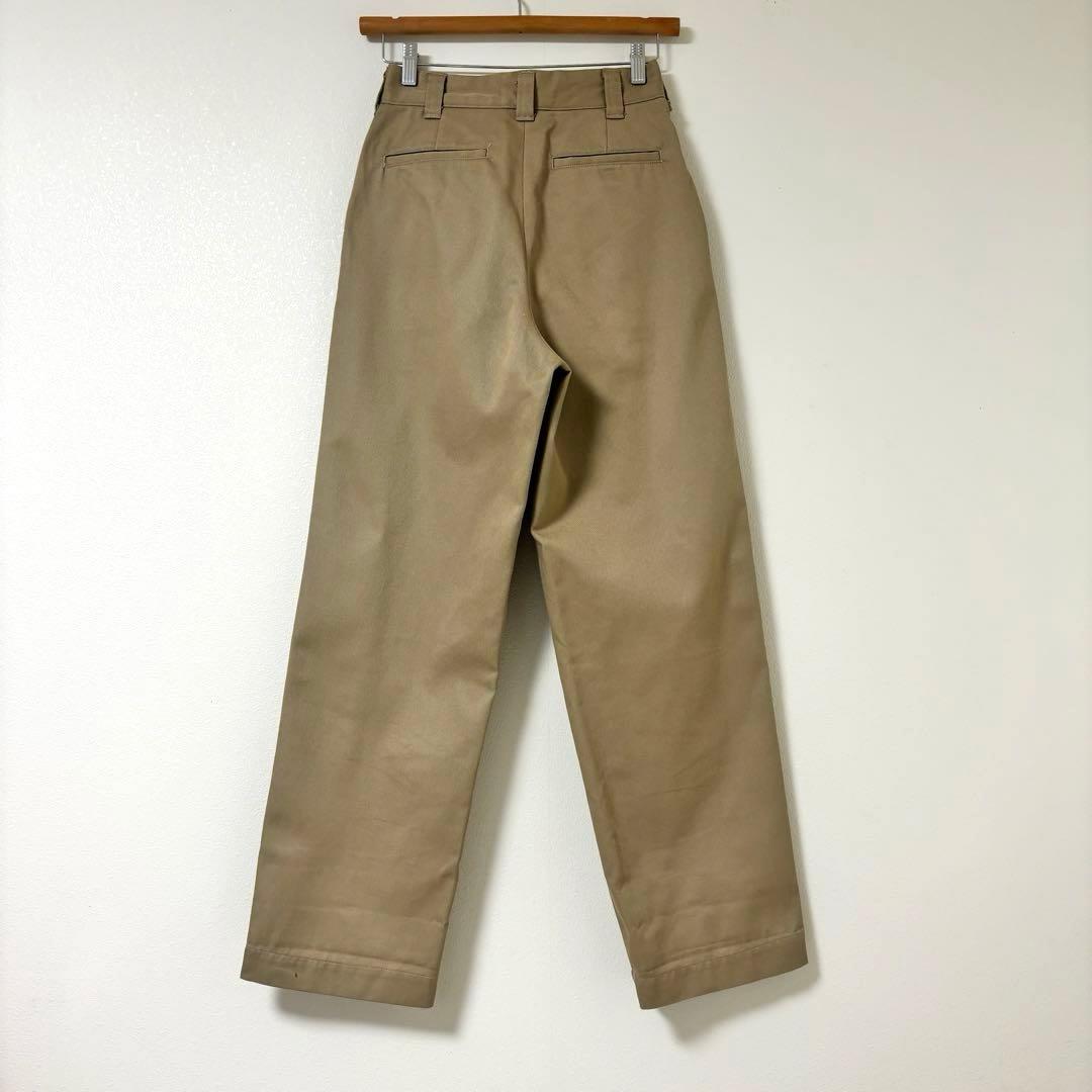 美品　ザシンゾーン　タックチノ　トムボーイパンツ ベージュ　ツータック