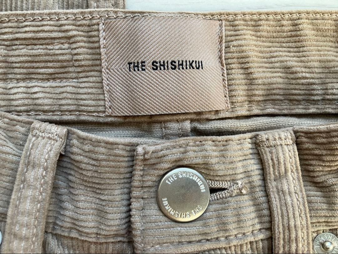 THE SHISHIKUI ベージュ コーデュロイ